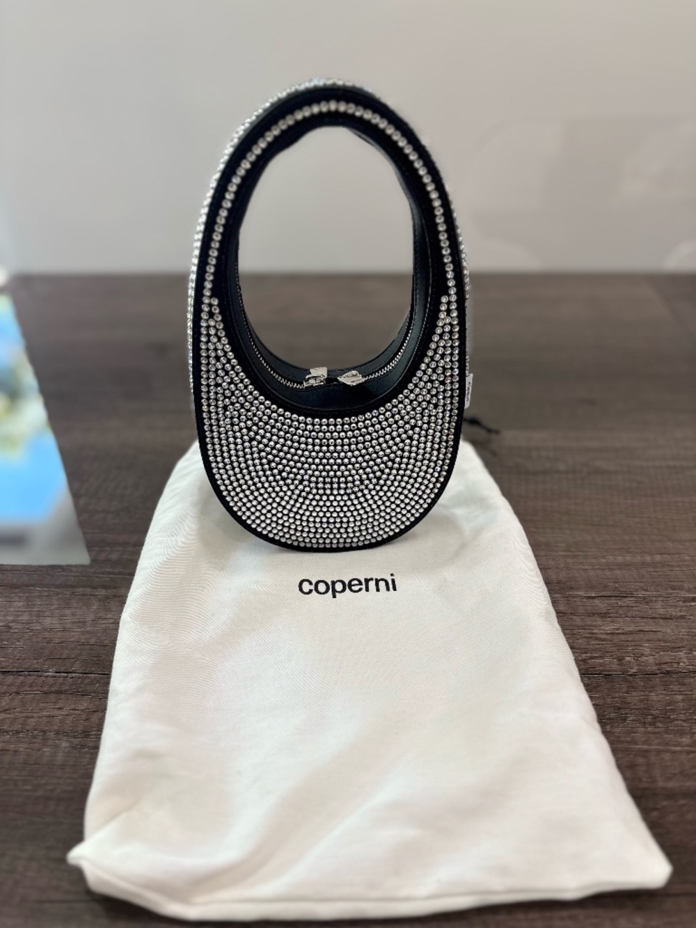 Copernicus Crystal-Embellished Swipe Bag
